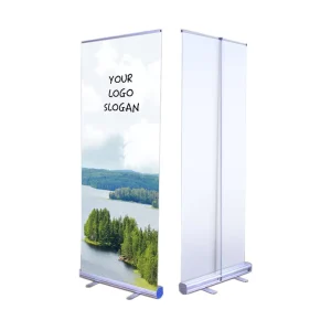 Outdoor Aluminum Retractable Roll Up Banner Display Stand