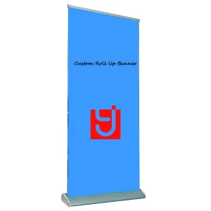 Outdoor Aluminum Retractable Roll-Up Banner Stand