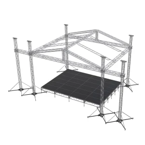 Outdoor Aluminum Stage Roof Truss 12×10×6m Customized