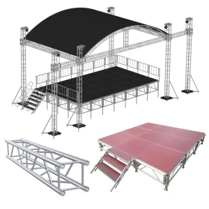 Outdoor Aluminum Stage Truss Aluminium Truss Aluminum Stage Frame Truss Structure Design