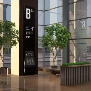 Outdoor Aluminum Wayfinding Pylon Signage System for Commercial Buildings and Businesses
