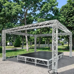 Outdoor Assembly Aluminum Alloy Stage Truss Roof System and Lighting Truss for Events and Concerts