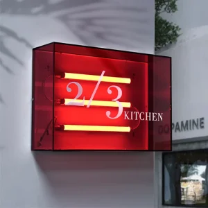 Outdoor Colorful LED Electronic Advertising Light Box for Shopping Malls