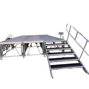 Outdoor Concert Event Stage Truss Folding Aluminum Portable Stage Platform for Indoor and Outdoor Assembly