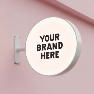 Outdoor Display 3D Signage Acrylic Sign Board Led Light Box Custom Advertising Logo for Shop Store Commercial Wall Decoration