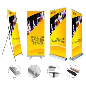 Outdoor Double-Sided PVC Printed Vinyl Roll-Up Banner Stand