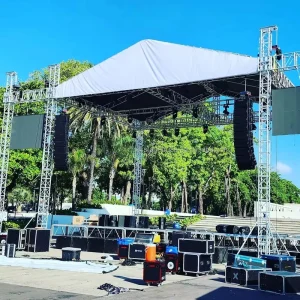 Outdoor Event Stage Truss for Hanging Large Screens 400*400mm