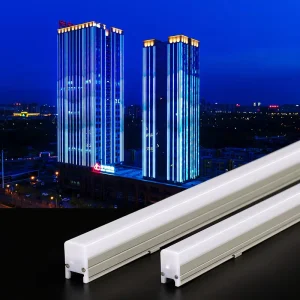 Outdoor Facade Waterproof DMX512 RGB Running LED Strip Building Light