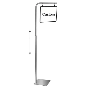 Outdoor Floor Standing Advertising Poster Stand Weather-Resistant Billboard Stand Pallet Sign Holder Display for Supermarket