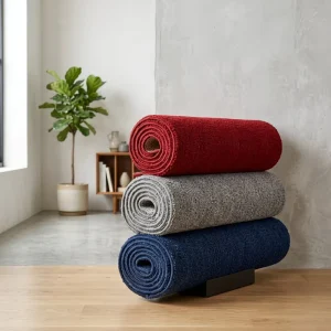 Outdoor Home Decorative Washable Modern Anti slip Needle Punched Non woven Backing Polyester Carpet