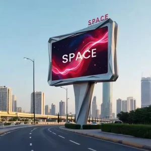 Outdoor LED Billboard Light Box for Urban Advertising