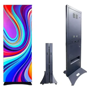 Outdoor LED Poster Display P2.5 Pixel Screen IP65 Weather Resistant