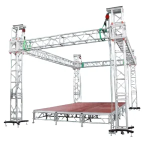 Outdoor Large Event Aluminum Mobile Stage and Lighting Truss System