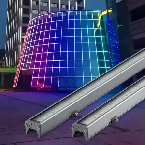 Outdoor Linear LED Wall Light IP65 Aluminum DMX512 RGBW Neon Line Tube for Landscape Lighting