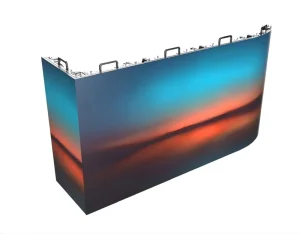 Outdoor P3.91 Event Rental LED Screen Wall Cube 500x500mm Right-Angle Square Cutting Corner Display