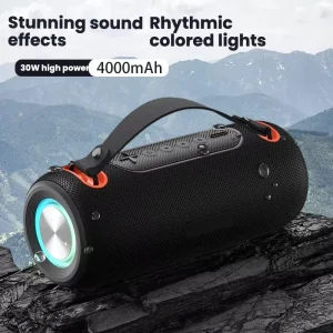 Outdoor Portable 30W IPX6 Waterproof RGB Wireless Speaker