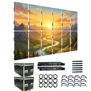 Outdoor Portable a Digital Billboard Sign for Trucks Advertising Mounted Ecran Voiture Led Display Screen Panel on Wheels