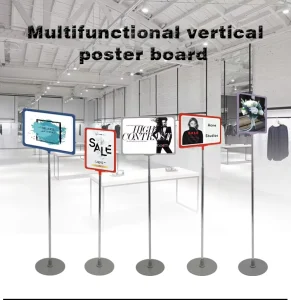 Outdoor Poster Display Stand Picture Snap Frame Floor Stand A3/A4