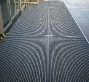 Outdoor Stair Mat Big Doormat Aluminum Metal Welcome Entrance Floor Door Mat for Office Building