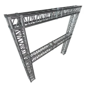 Outdoor Steel Space Truss Structure for Billboard
