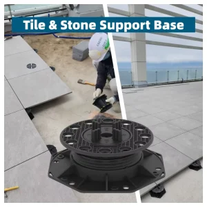 Outdoor Terrace Support Base PP Plastic Base Used for Lifting Floors and Tile Support