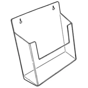 Outdoor Wall-Mounted Acrylic Magazine, Newspaper and Brochure Holder