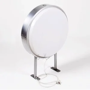 Outdoor Wall-Mounted Waterproof Round Acrylic LED Light Box Sign