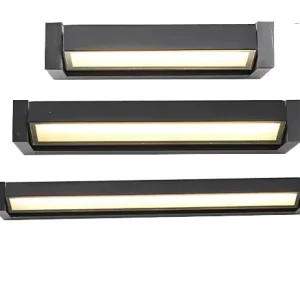 Outdoor Waterproof Adjustable Up and Down Long Strip LED Wall Light with Aluminum Base