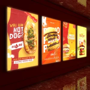 Outdoor Waterproof Aluminum Backlit LED Light Box Poster for Shopping Mall