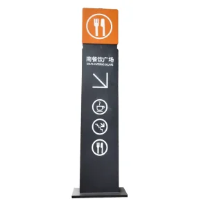 Outer Column Fixed Directional Wayfinding Signage