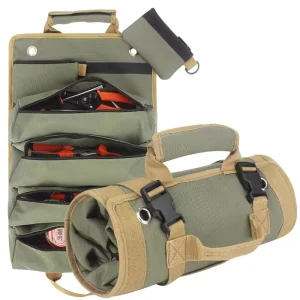 Oxford Cloth Large-Capacity Portable Hardware Tool Bag with Independent Detachable Pockets