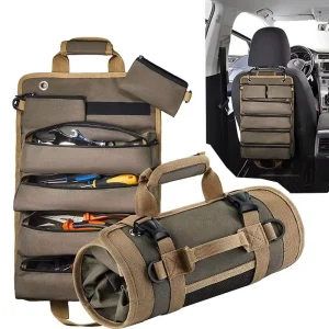 Oxford Cloth Wear Resistant Portable Tool Storage Bag Organizer for Car Repair Electrician Hardware Tools Heavy Duty Tool Kit