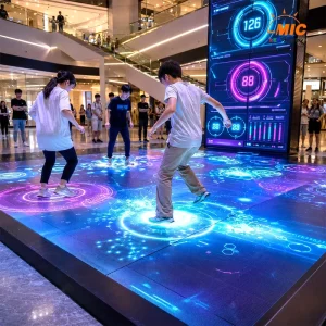 P1.95/P2.6/P2.976/P3.91/P4.81 Waterproof Anti-Slip LED Floor Tile Panel for Indoor Outdoor Events