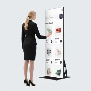 P2 Indoor LED Totem Poster Display with Remote Control