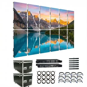 P2 P1.9 P2.6 Outdoor Small-Pitch HD LED Display Screen Panels 2M X 1M 2x3M for Retail Mall Entrance