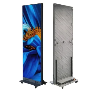 P2.5 Freestanding LED Poster Screen Digital Signage Display for Shopping Mall and Retail Store