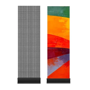 P3.9 P2.5 Transparent LED Hologram Display Panel For Glass Curtain Walls