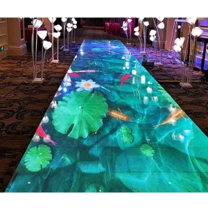 P3.91 Interactive LED Floor Panel with High Refresh Rate for Dance Shows and Commercial Promotion
