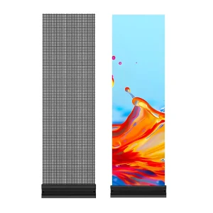 P3.91 P2.5 Holographic LED Display Panel For Glass Railings And Windows