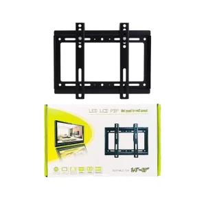 P4 Slim Fixed Tv Wall Mount Bracket Wall Mount Arm Flat Panel Tv Racks for Lcd Led Screen Corner Tv Wall Mount Unit
