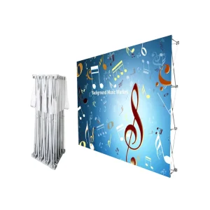 PDYEAR Factory Custom Printing Portable Aluminum Frame High Resolution Pop up Banner Display Trade Show Backdrop Wall
