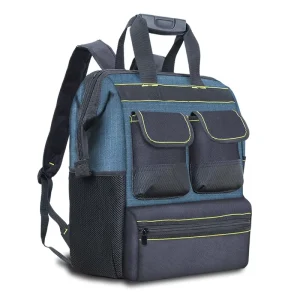 PINGHU Custom Heavy Duty Tools Storage Backpack Tool Backpack Tool Bag for Electrician