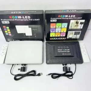 PM 26 10 Inch RGB LED Professional Photography Fill Light Led Photography Fill Light HD Live with Remote Control Sun Lamp