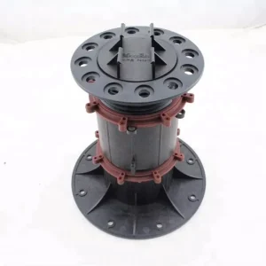 PP Plastic Adjustable Raised Floor Stringer Support Pedestal with Aluminum Joist System