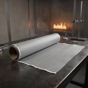 PU Coated Fiberglass Fabric Cloth Fireproof Thermal Insulation Fabric for Machinery and Equipment Protection