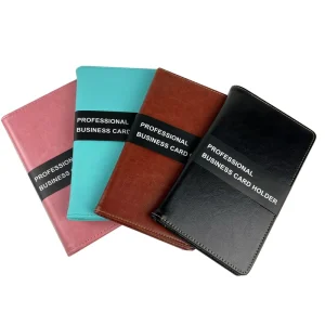 PU Credit Card Holder and Business Card Organizer, 120-Card Capacity