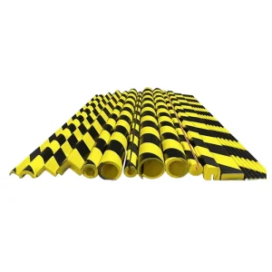 PU Foam Anti-Collision Strip for Garage and Parking Lot Corners Self-Adhesive Yellow Black