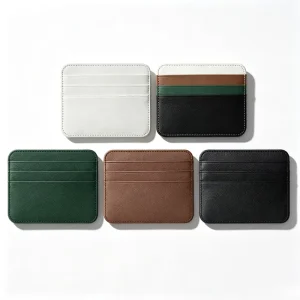 PU Leather 4-Piece Business and Credit Card Holder Set