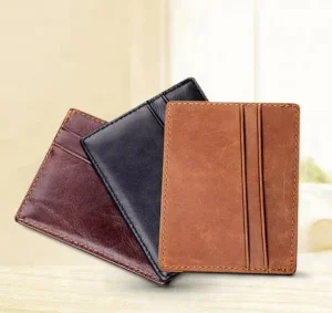 PU Leather Business ID ATM Credit Card Holder