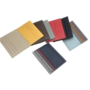 PU Leather Ultra Slim Multi-Slot Credit Card Holder and Wallet
